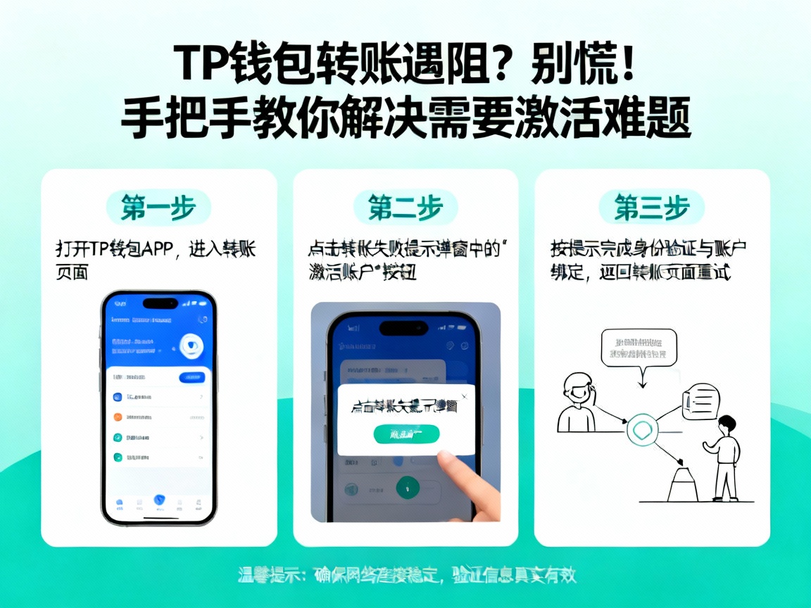 TP钱包转账遇阻？别慌！手把手教你解决需要激活难题
