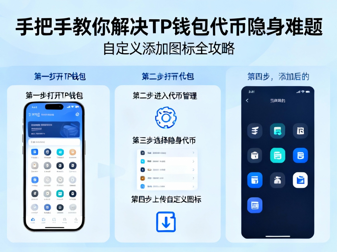 手把手教你解决TP钱包代币隐身难题，自定义添加图标全攻略