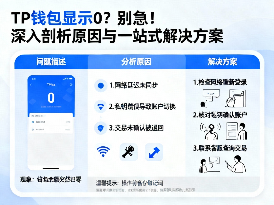 TP钱包显示0？别急！深入剖析原因与一站式解决方案