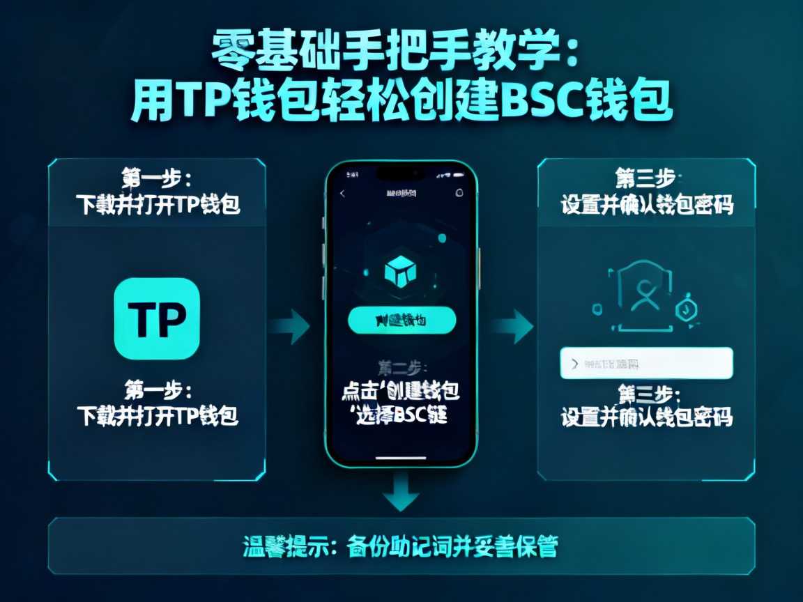 零基础手把手教学，用TP钱包轻松创建你的BSC钱包