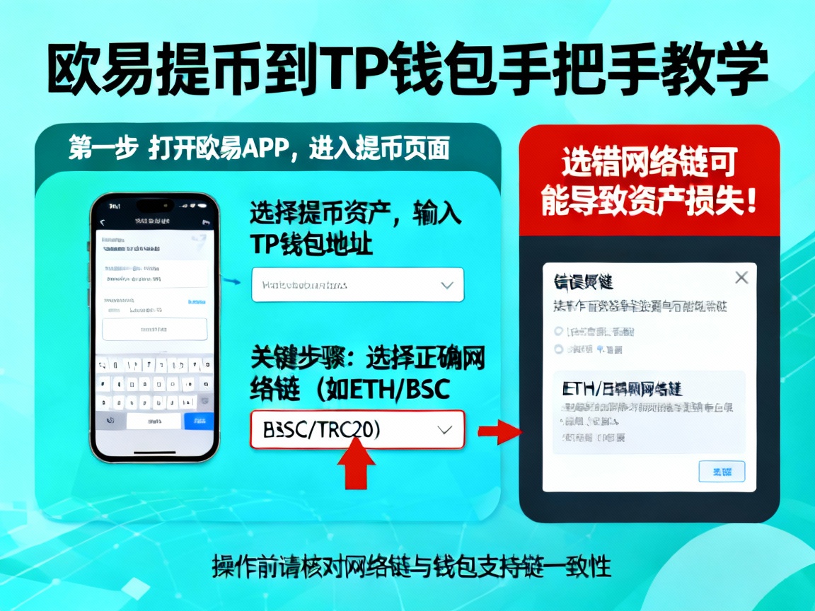 手把手教学，欧易提币到TP钱包，选对网络链是关键！别再因选错而损失资产了！