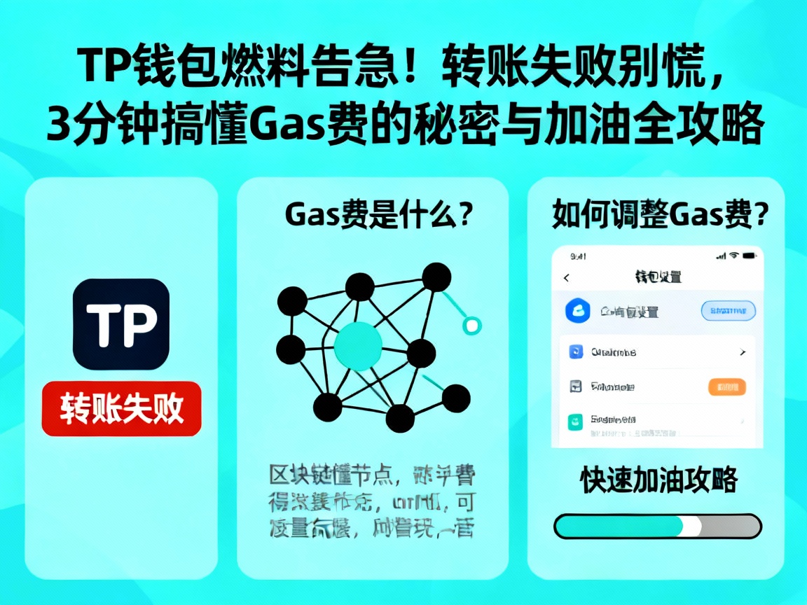 TP钱包燃料告急！转账失败别慌，3分钟搞懂Gas费的秘密与加油全攻略