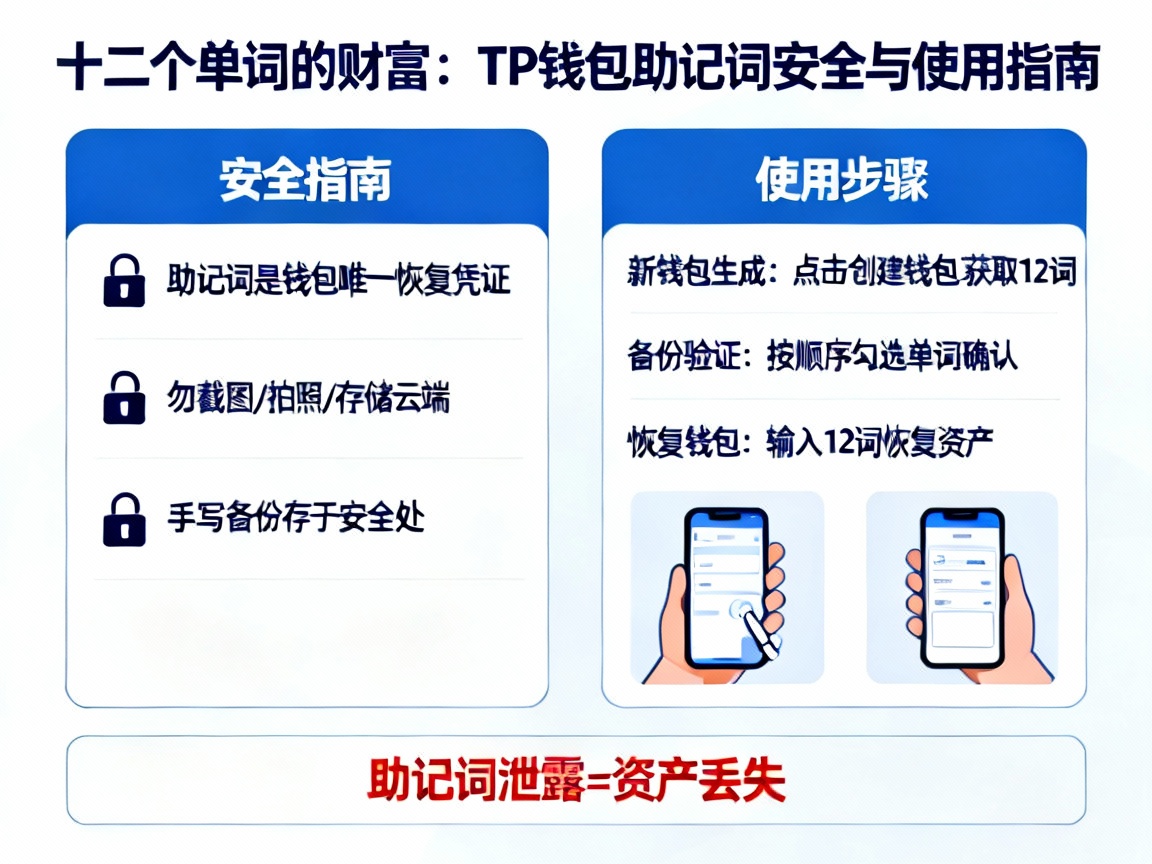 十二个单词的财富，深入解读TP钱包的助记词安全与使用指南