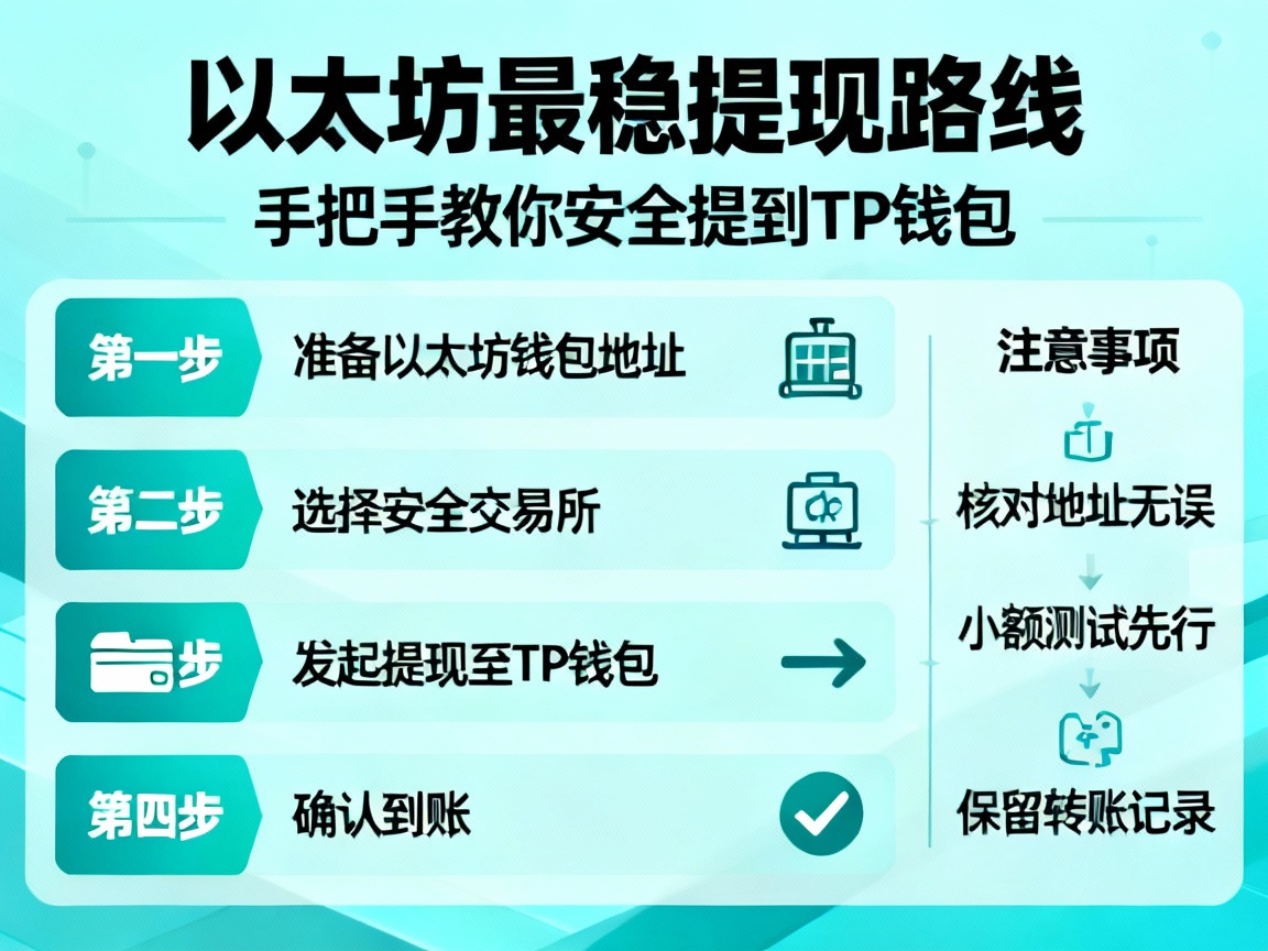 以太坊最稳提现路线，手把手教你安全提到TP钱包