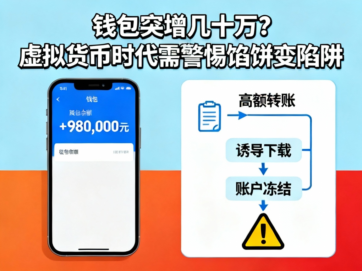 钱包突增几十万？虚拟货币时代需警惕馅饼变陷阱
