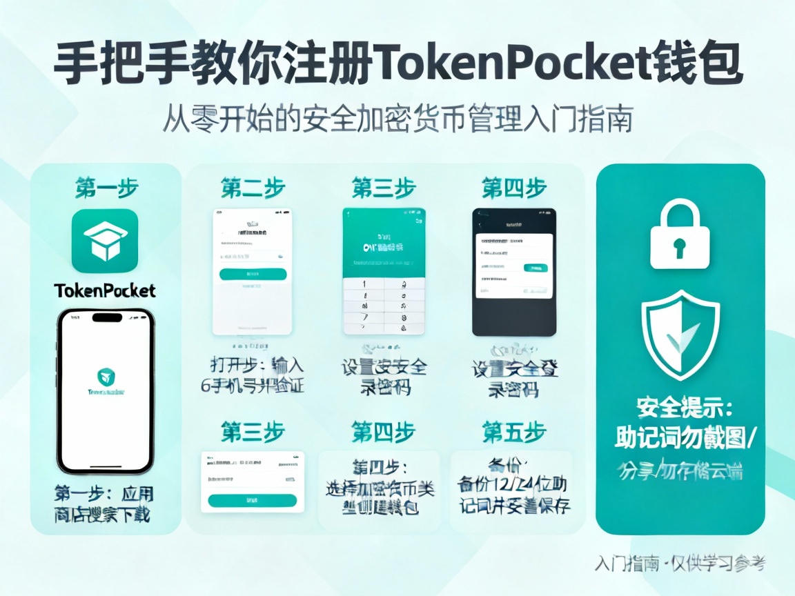 手把手教你注册TokenPocket钱包，从零开始的安全加密货币管理入门指南
