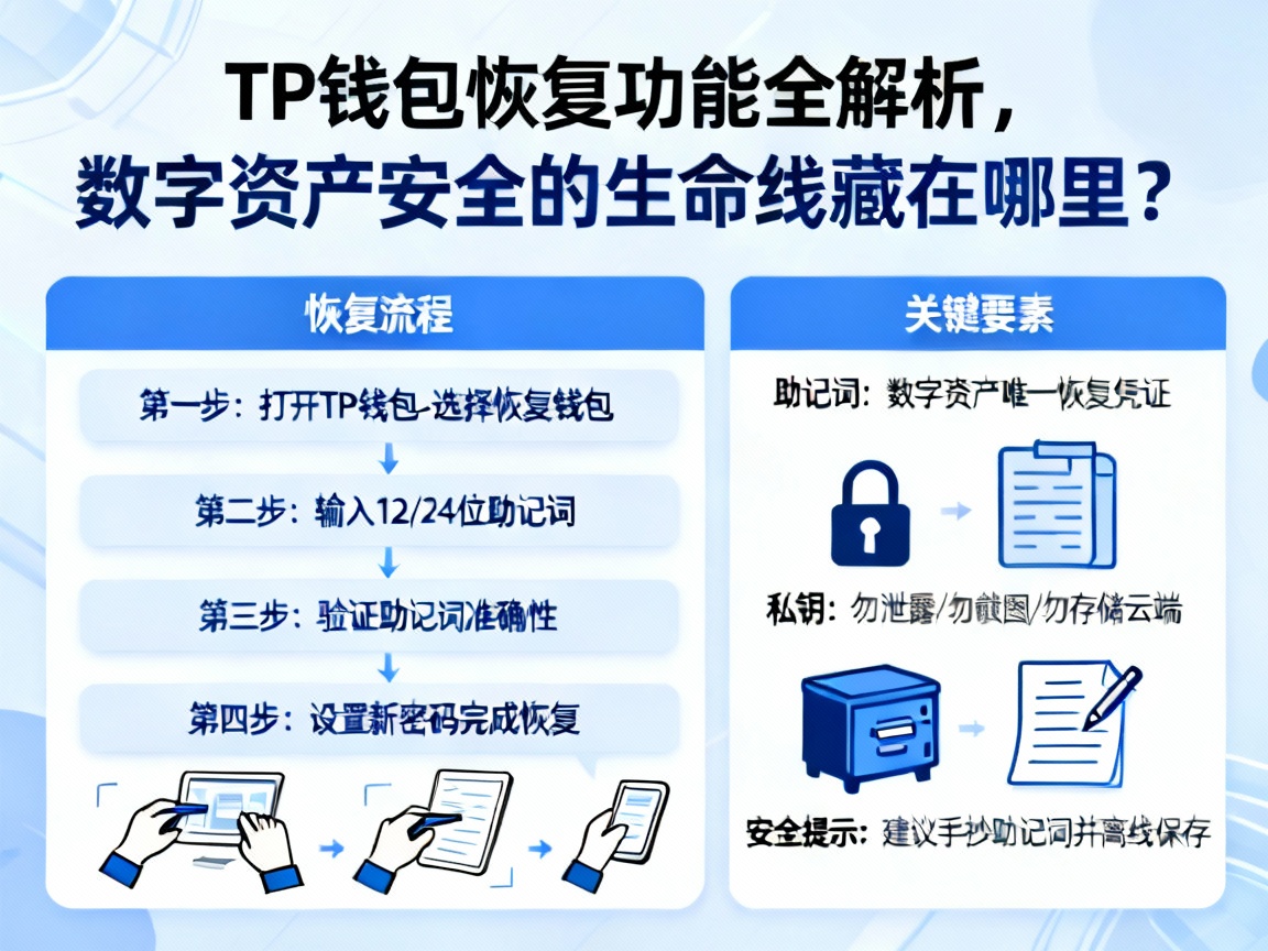 TP钱包恢复功能全解析，数字资产安全的生命线藏在哪里？