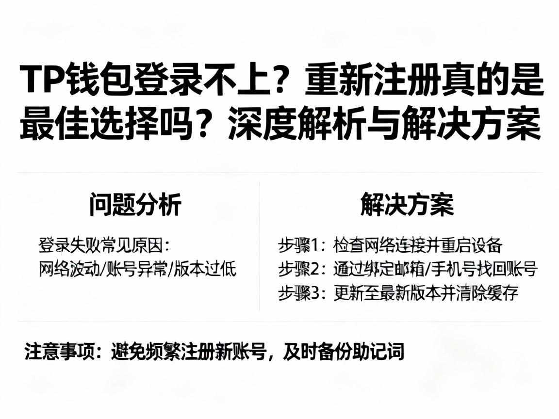 TP钱包登录不上？重新注册真的是最佳选择吗？深度解析与解决方案