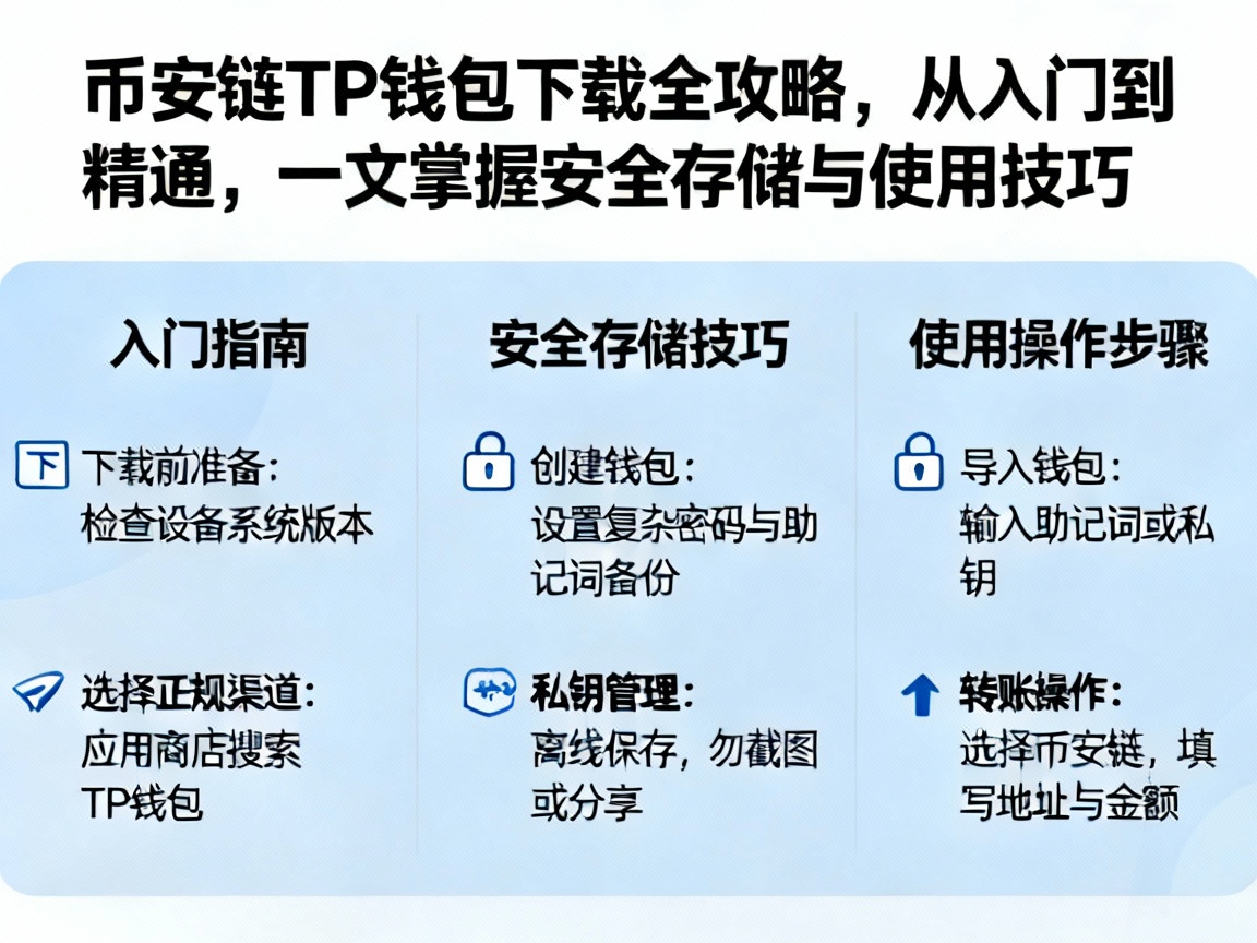 币安链TP钱包下载全攻略，从入门到精通，一文掌握安全存储与使用技巧