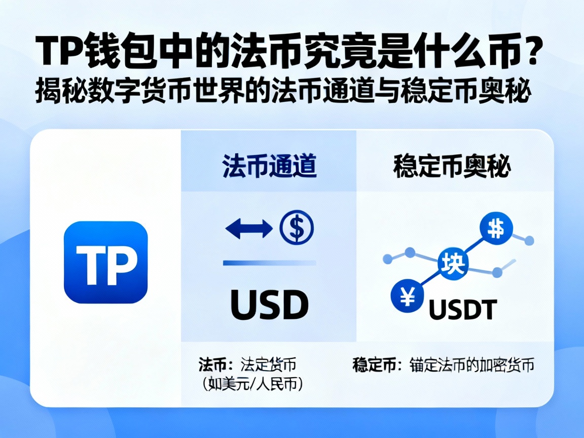 TP钱包中的法币究竟是什么币？揭秘数字货币世界的法币通道与稳定币奥秘