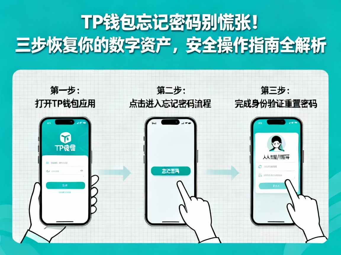 TP钱包忘记密码别慌张！三步恢复你的数字资产，安全操作指南全解析
