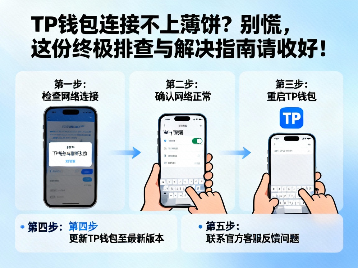 TP钱包连接不上薄饼？别慌，这份终极排查与解决指南请收好！