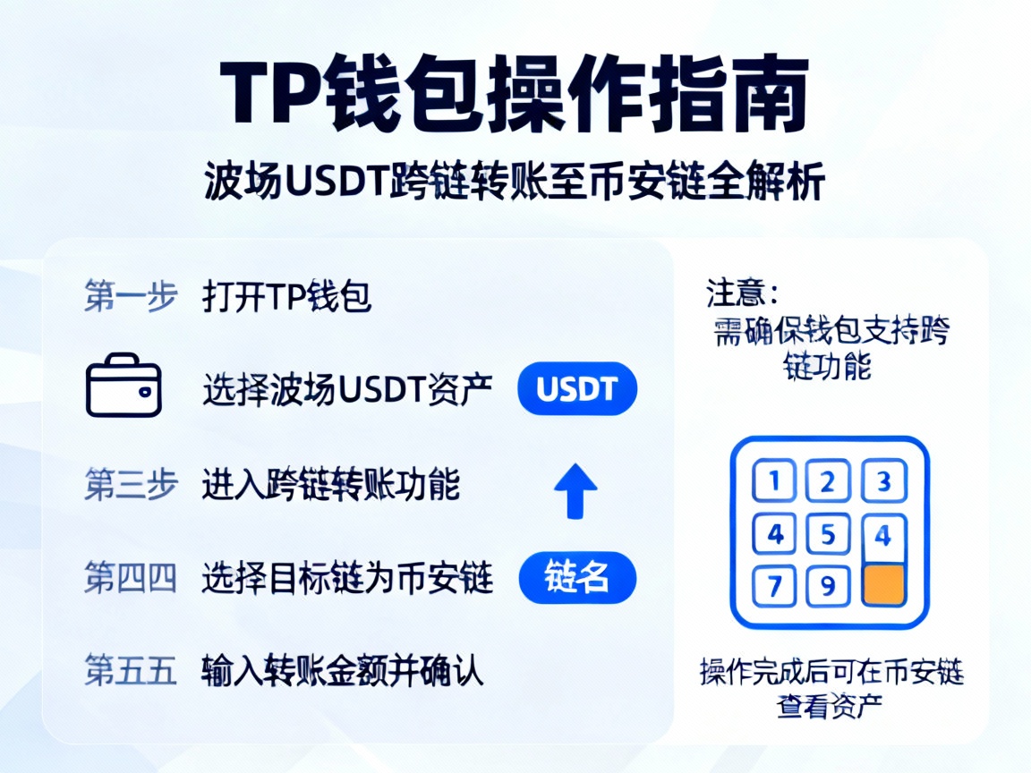 TP钱包操作指南，波场USDT跨链转账至币安链全解析