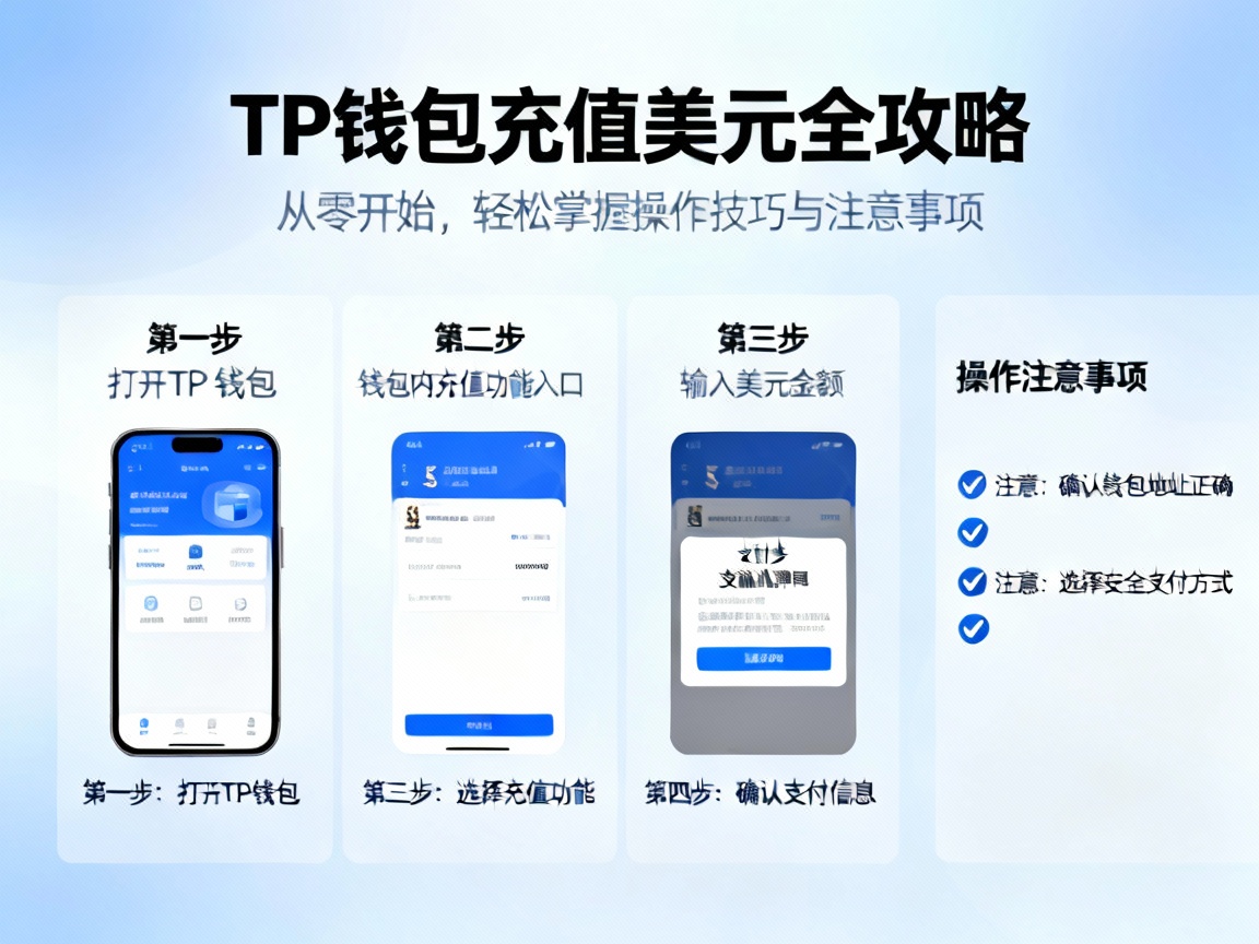 TP钱包充值美元全攻略，从零开始，轻松掌握操作技巧与注意事项