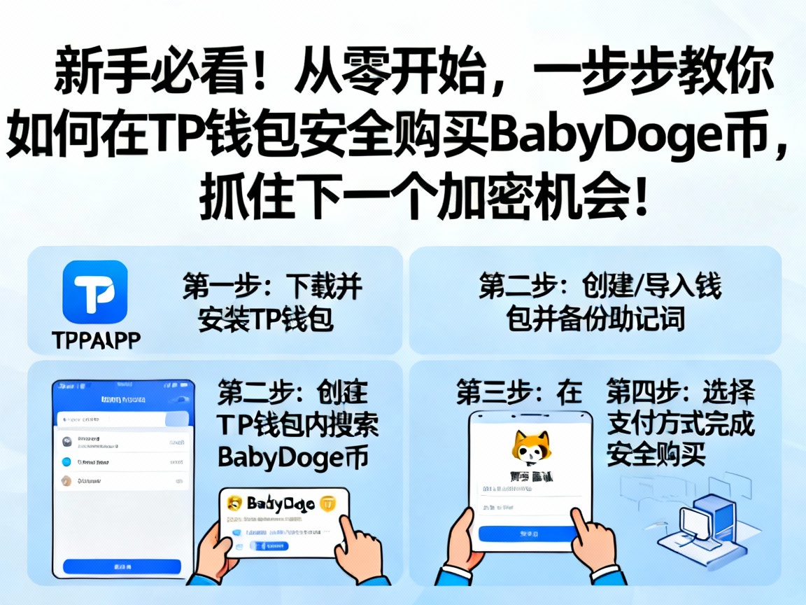 新手必看！从零开始，一步步教你如何在TP钱包安全购买BabyDoge币，抓住下一个加密机会！
