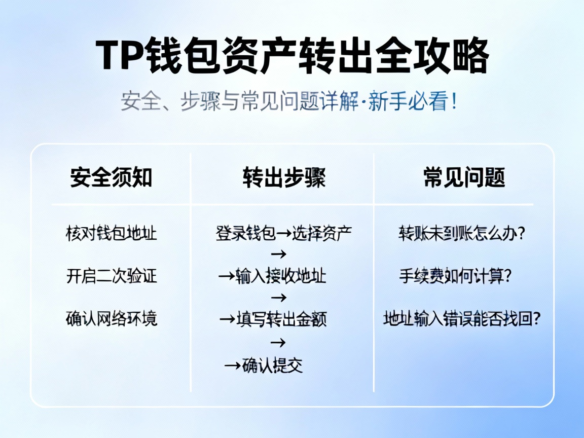 TP钱包资产转出全攻略，安全、步骤与常见问题详解，新手必看！