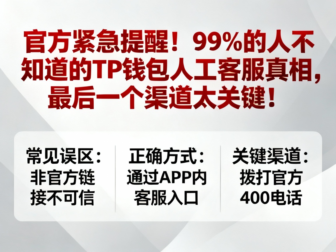 官方紧急提醒！99%的人不知道的TP钱包人工客服真相，最后一个渠道太关键！