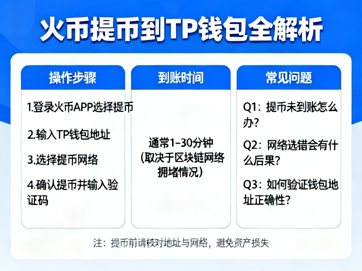 火币提币到 TP 钱包，时间、步骤与常见问题全解析