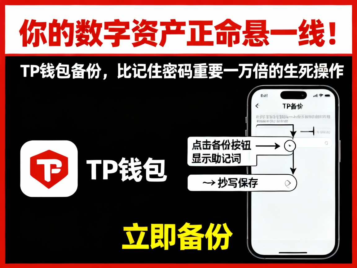 你的数字资产正命悬一线！TP钱包备份，比记住密码重要一万倍的生死操作
