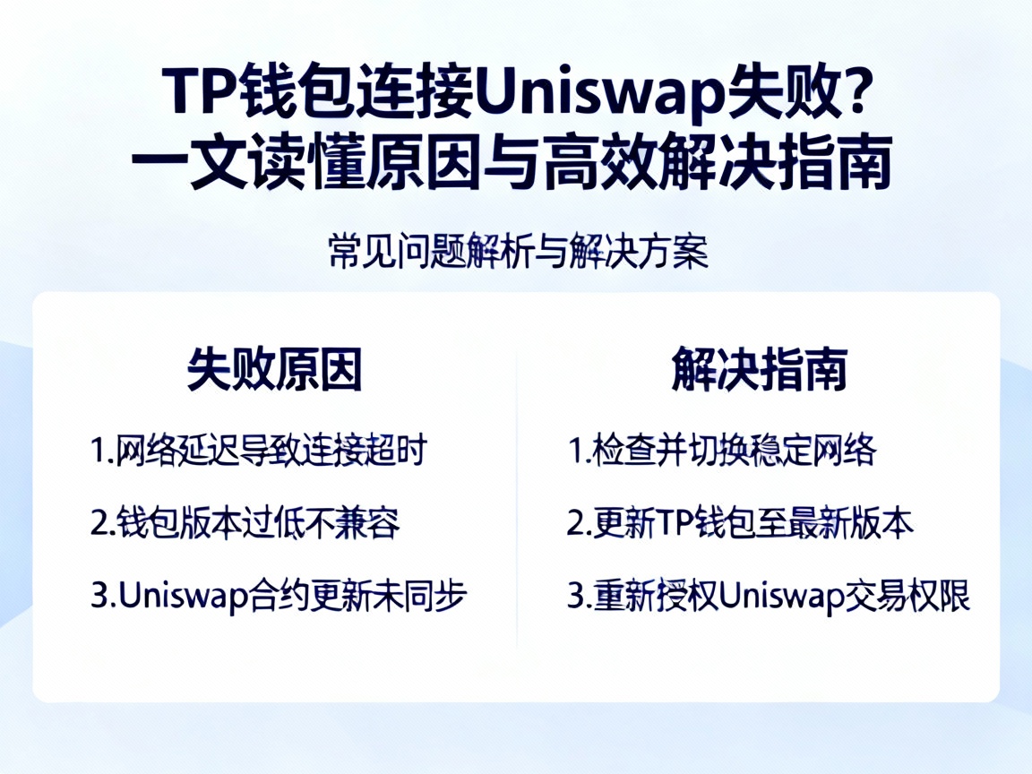 TP钱包连接Uniswap失败？一文读懂原因与高效解决指南