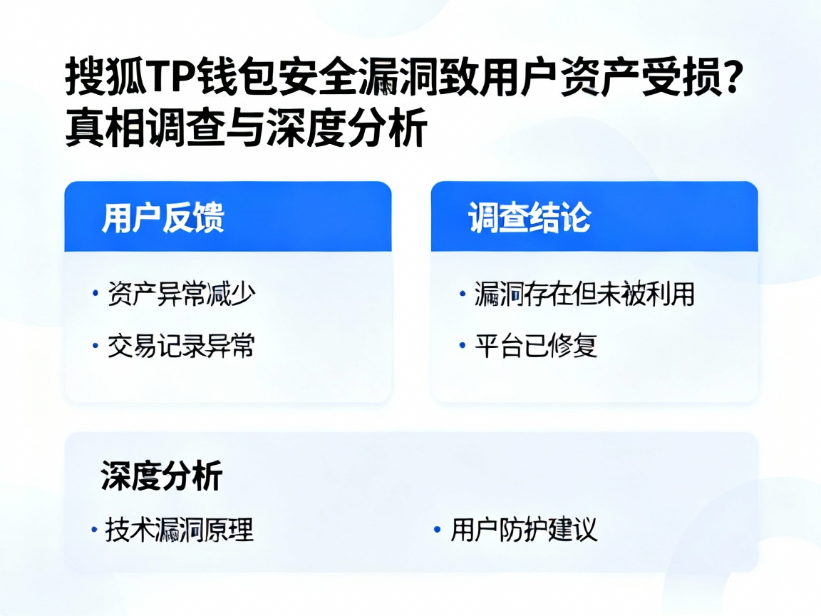 搜狐TP钱包安全漏洞致用户资产受损？真相调查与深度分析