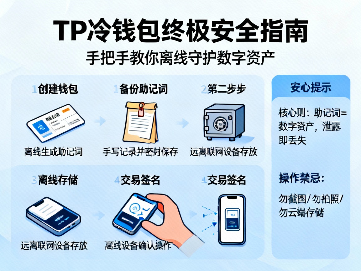 TP冷钱包终极安全指南，手把手教你离线守护数字资产