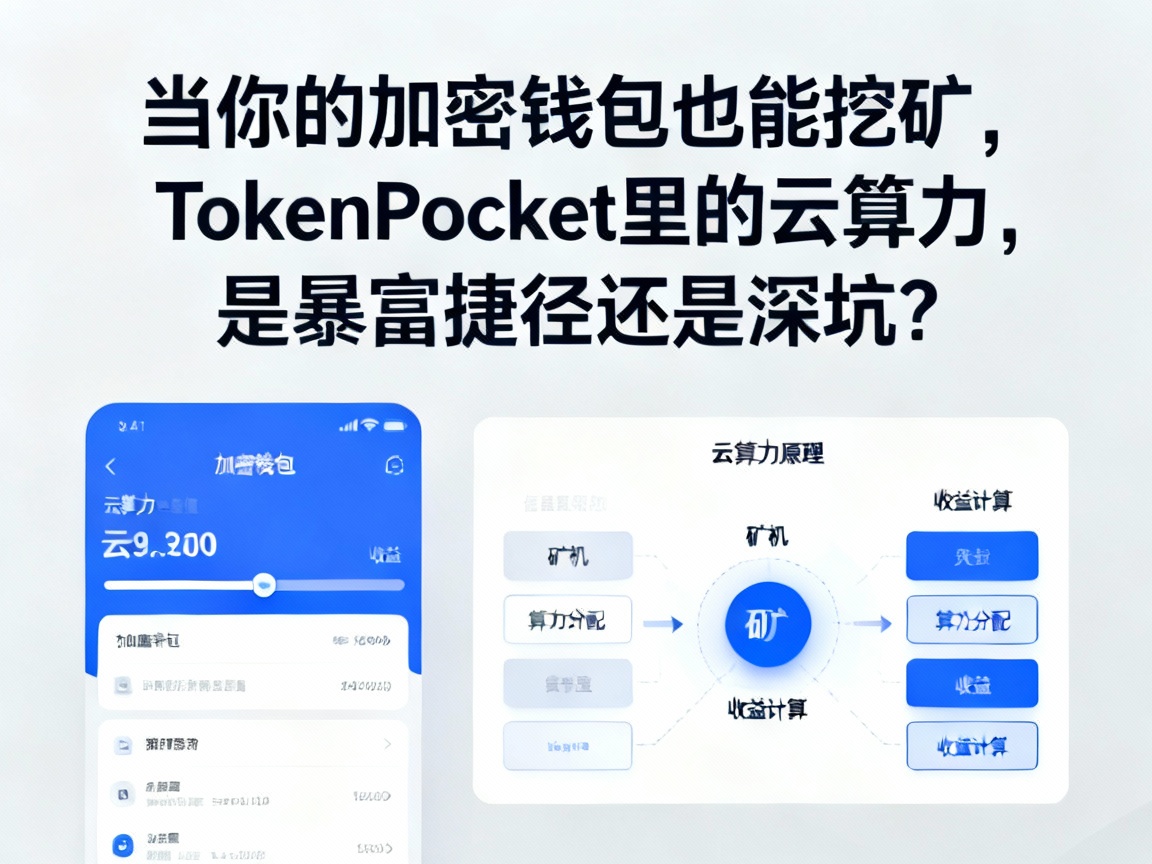当你的加密钱包也能挖矿，TokenPocket里的云算力，是暴富捷径还是深坑？