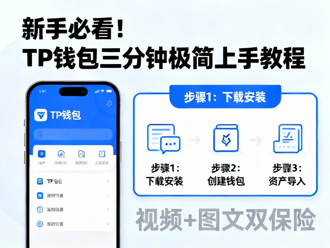 新手必看！TP钱包三分钟极简上手教程，视频+图文双保险