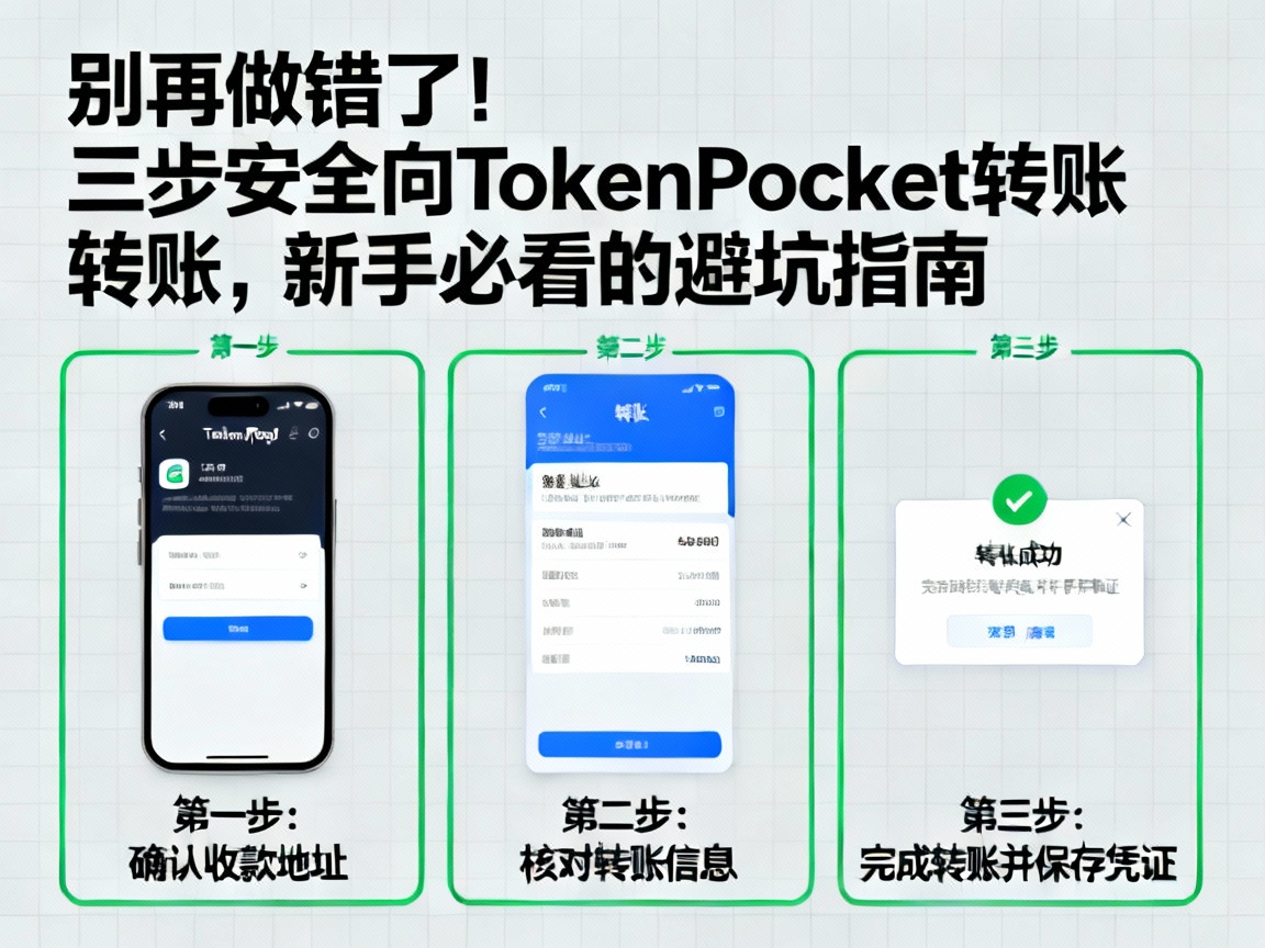 别再做错了！三步安全向TokenPocket转账，新手必看的避坑指南