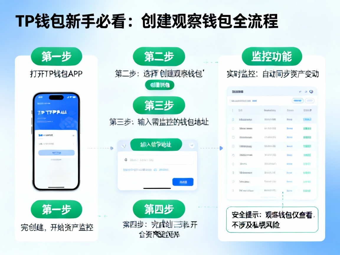 TP钱包新手必看，一步步教你创建观察钱包，安全监控资产无压力