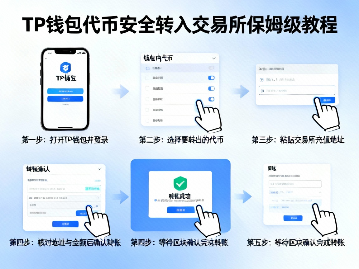 保姆级教程，手把手教你将TP钱包中的代币安全转入交易所