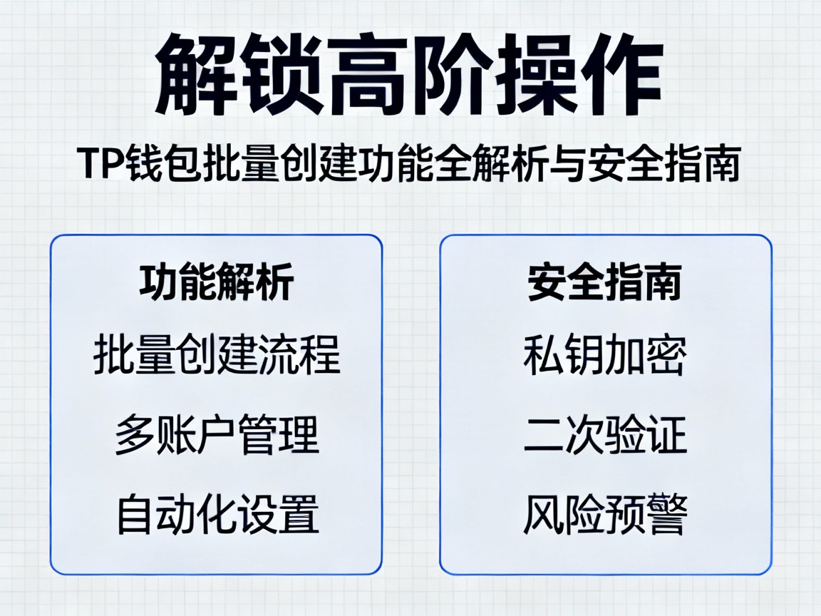 解锁高阶操作，TP钱包批量创建功能全解析与安全指南