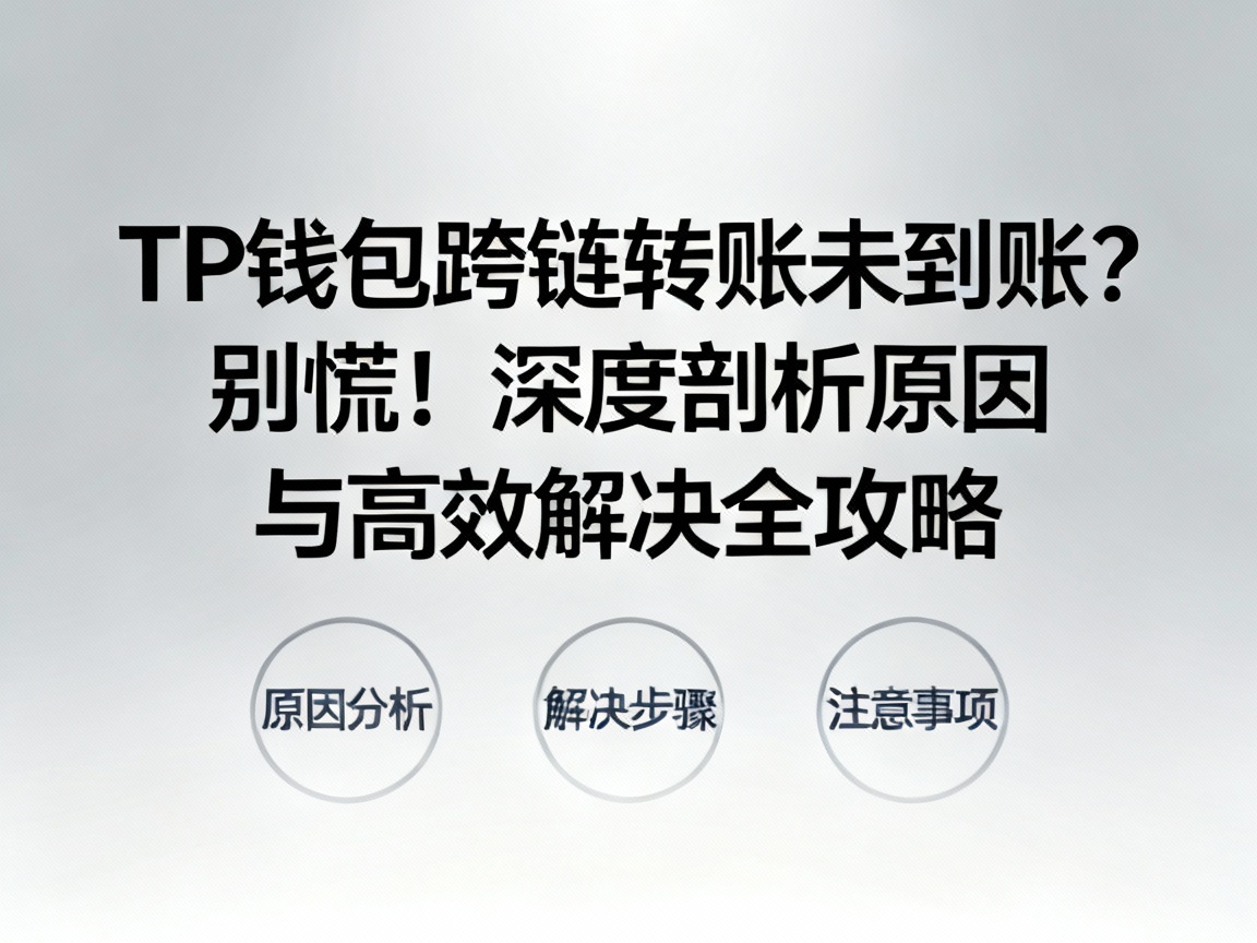 TP钱包跨链转账未到账？别慌！深度剖析原因与高效解决全攻略
