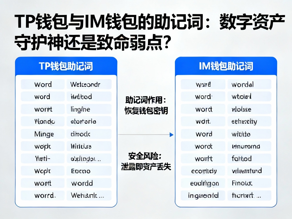 TP钱包与IM钱包的助记词，你的数字资产守护神还是致命弱点？