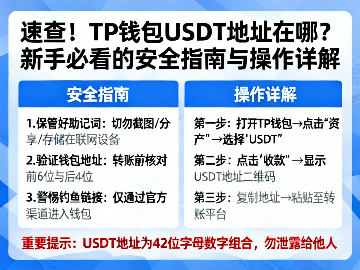 速查！TP钱包USDT地址在哪？新手必看的安全指南与操作详解