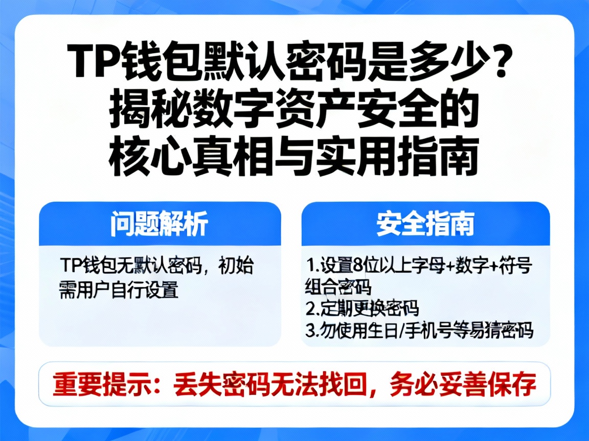 TP钱包默认密码是多少？揭秘数字资产安全的核心真相与实用指南