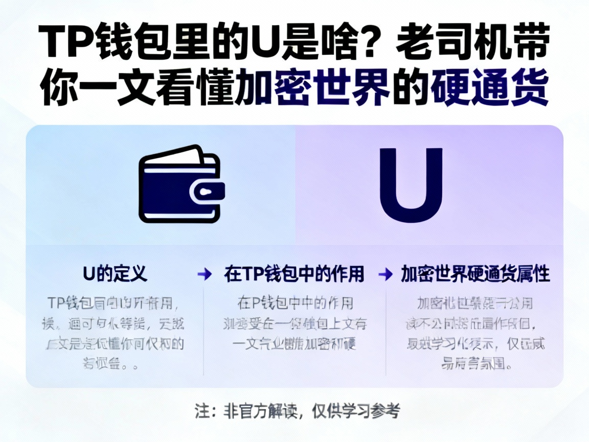TP钱包里的U是啥？老司机带你一文看懂加密世界的硬通货
