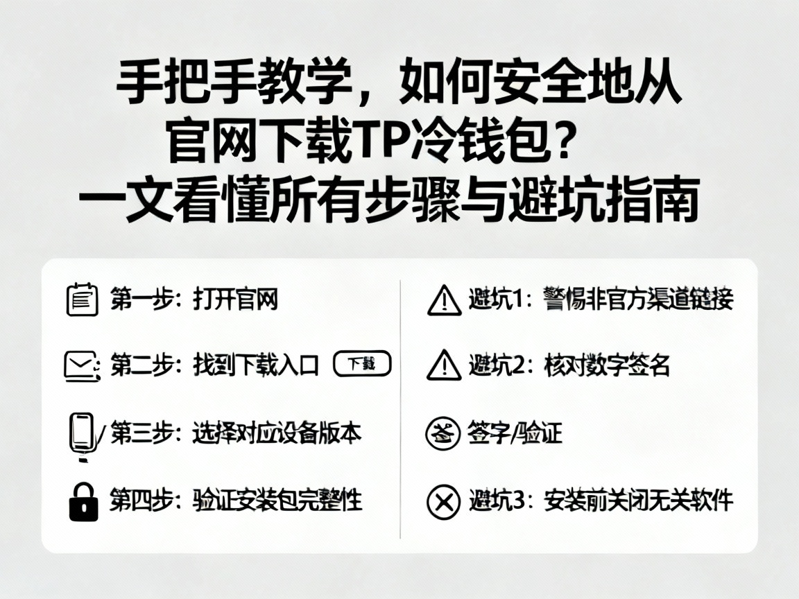 手把手教学，如何安全地从官网下载TP冷钱包？一文看懂所有步骤与避坑指南