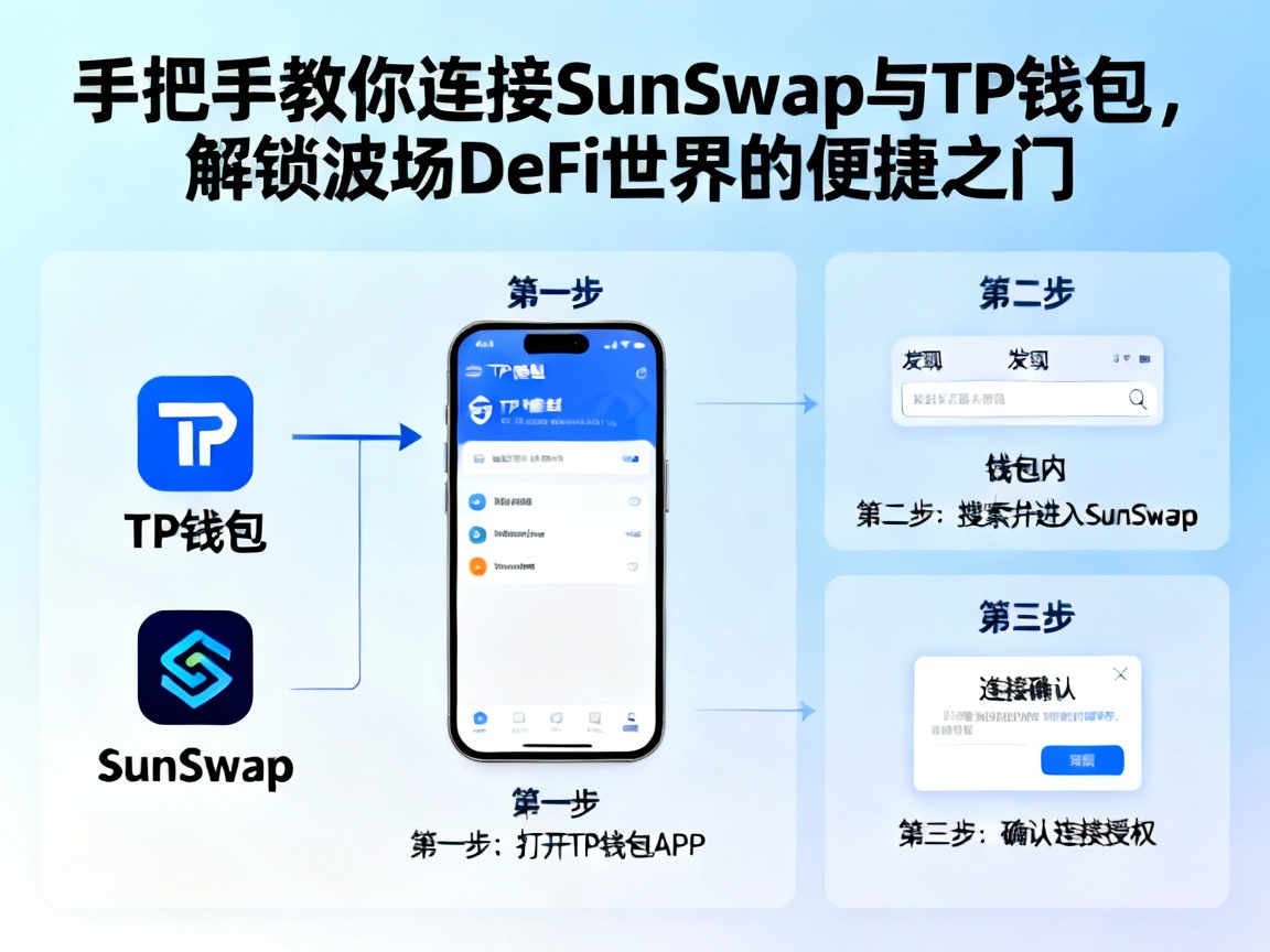 手把手教你连接SunSwap与TP钱包，解锁波场DeFi世界的便捷之门