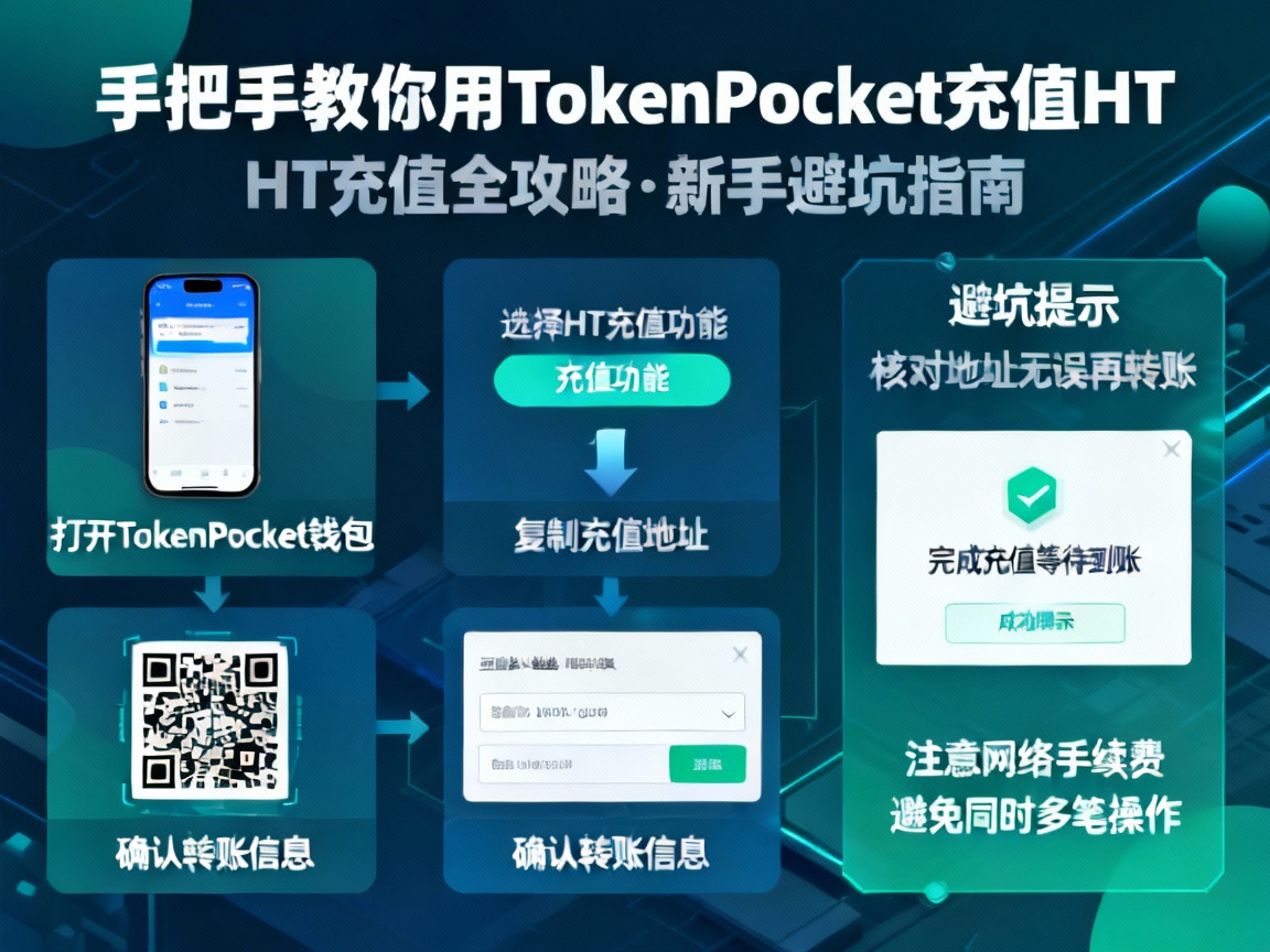 手把手教你用TokenPocket充值HT（HT充值全攻略，新手避坑指南）