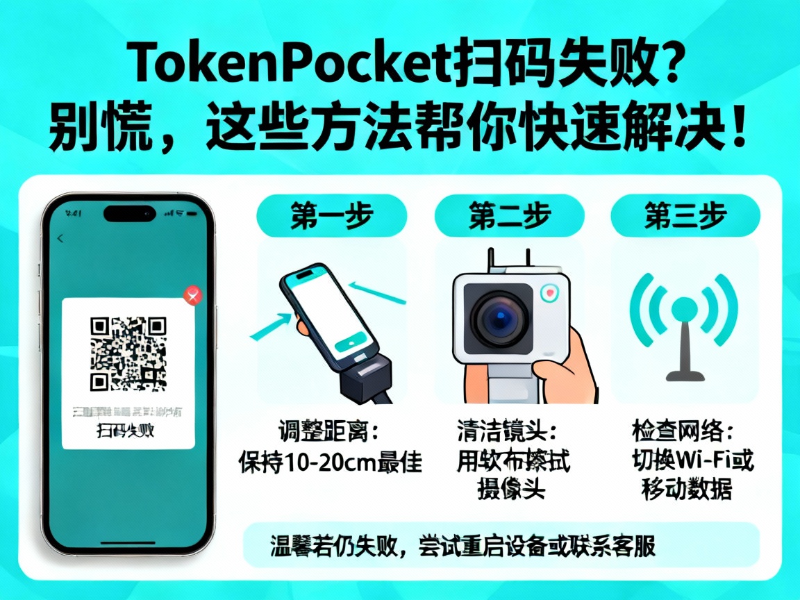TokenPocket扫码失败？别慌，这些方法帮你快速解决！