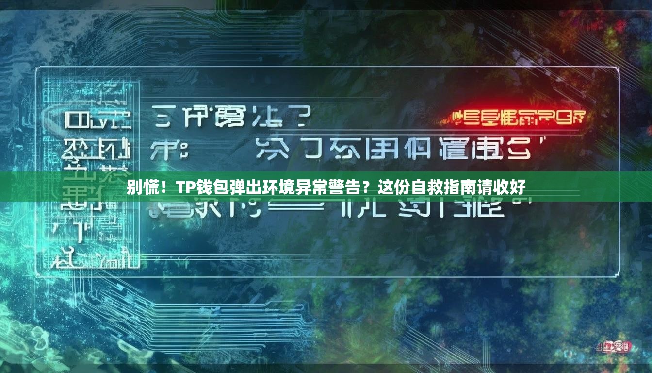 别慌！TP钱包弹出环境异常警告？这份自救指南请收好