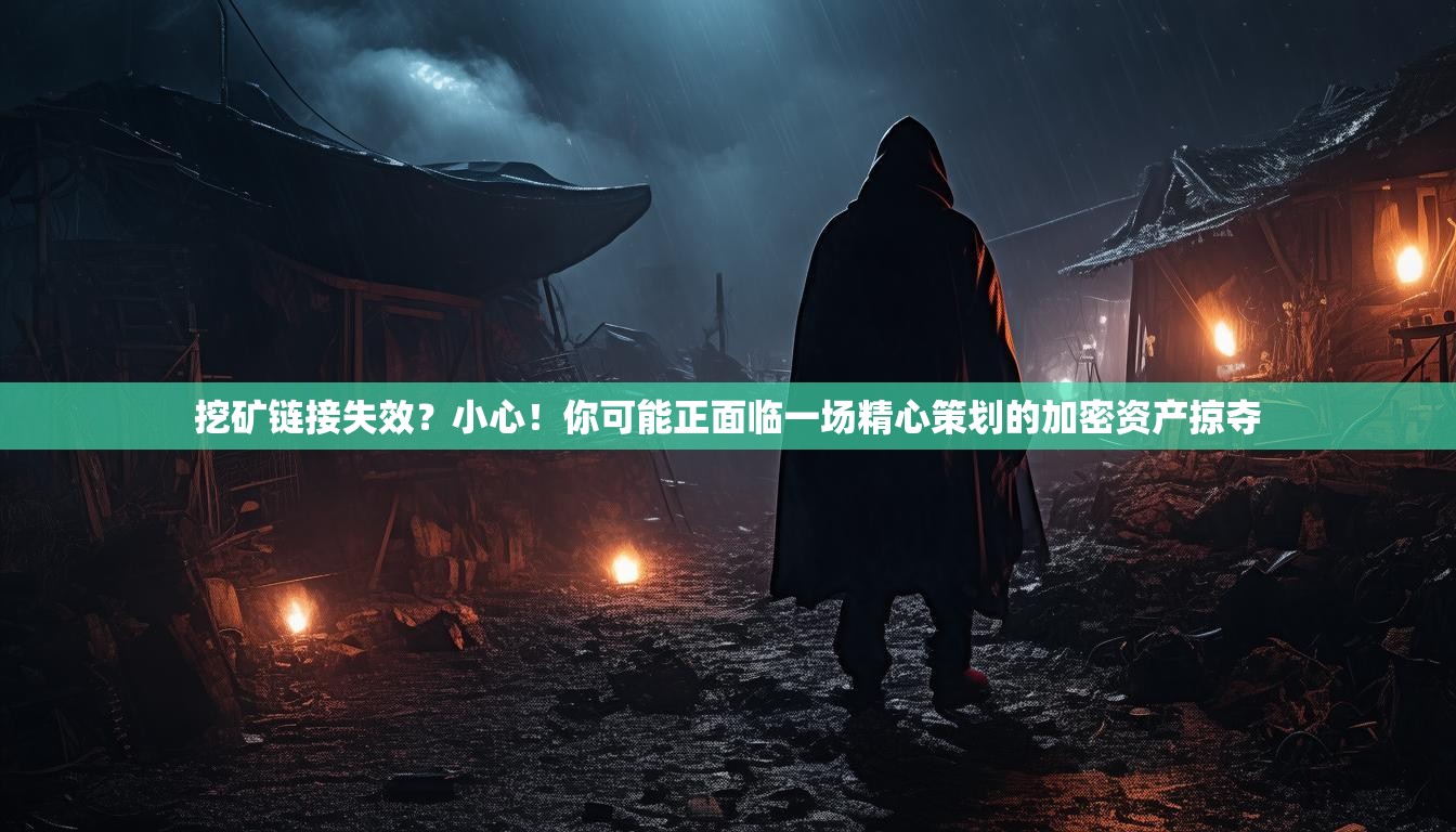 挖矿链接失效？小心！你可能正面临一场精心策划的加密资产掠夺