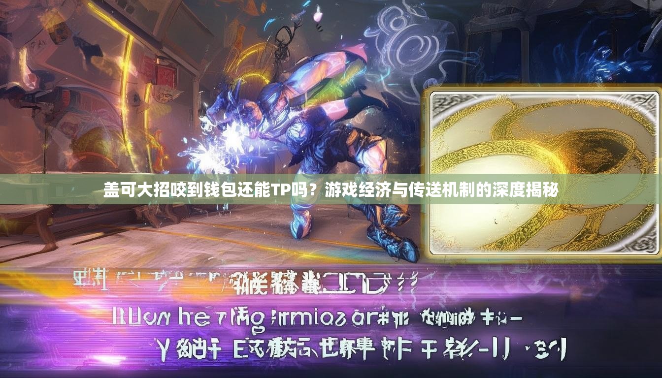 盖可大招咬到钱包还能TP吗？游戏经济与传送机制的深度揭秘