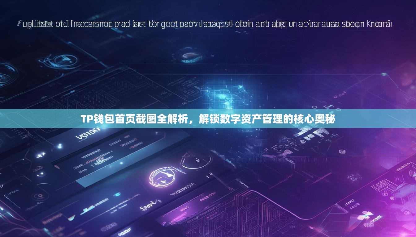 TP钱包首页截图全解析，解锁数字资产管理的核心奥秘