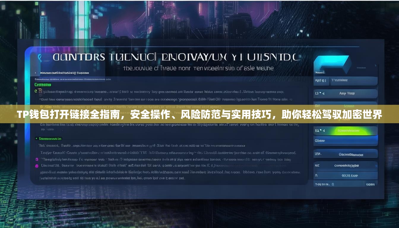 TP钱包打开链接全指南，安全操作、风险防范与实用技巧，助你轻松驾驭加密世界