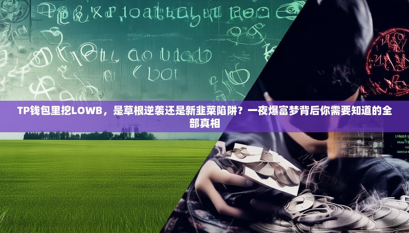 TP钱包里挖LOWB，是草根逆袭还是新韭菜陷阱？一夜爆富梦背后你需要知道的全部真相