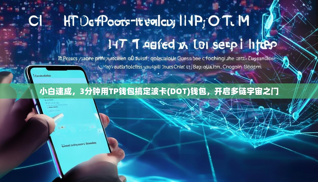 小白速成，3分钟用TP钱包搞定波卡(DOT)钱包，开启多链宇宙之门