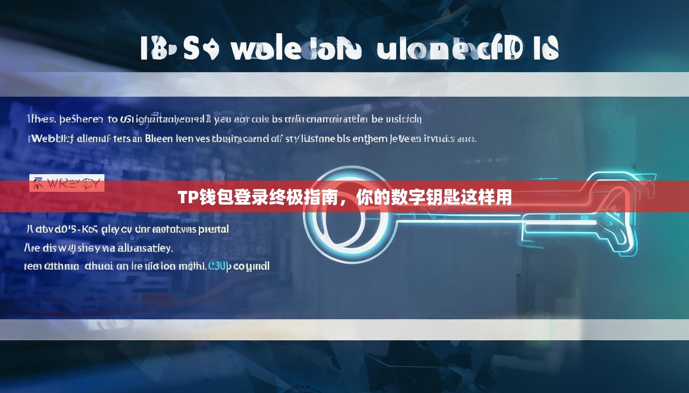 TP钱包登录终极指南，你的数字钥匙这样用