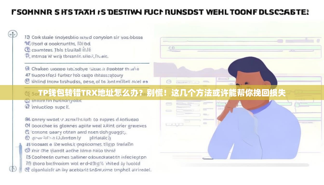 TP钱包转错TRX地址怎么办？别慌！这几个方法或许能帮你挽回损失